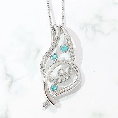 We bought Dây Chuyền Paraiba Tourmaline 0.07ct K18WG