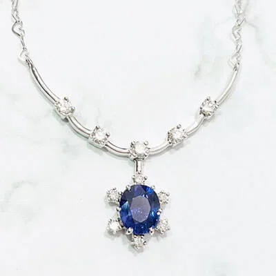 We bought Dây Chuyền Sapphire Tím 1.36ct K18WG