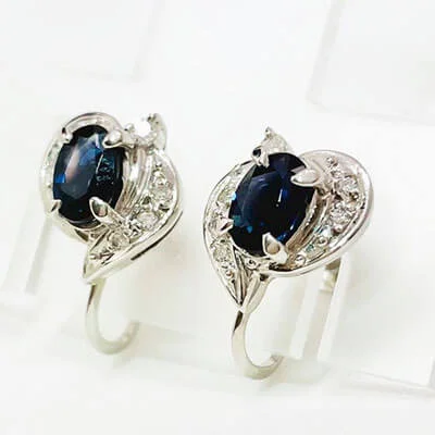 We bought Bông Tai Sapphire 0.62ct/0.54ct Pt850