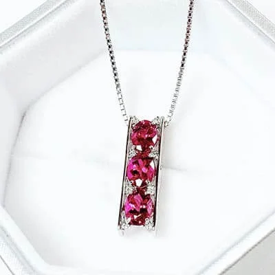 We bought Dây Chuyền Tourmaline Đỏ 2.70ct Pt900